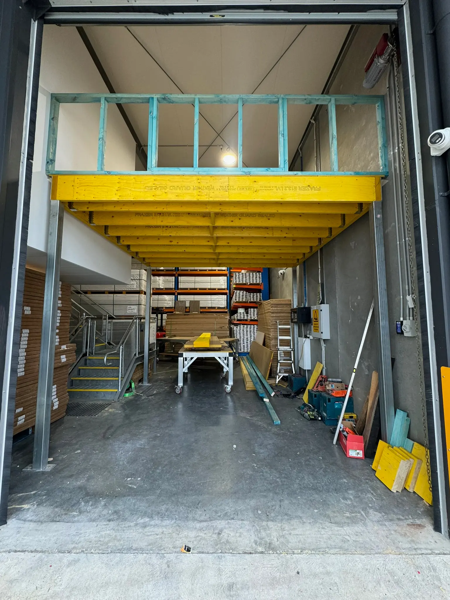 Custom mezzanine floor construction in Sydney by structural carpentry specialists